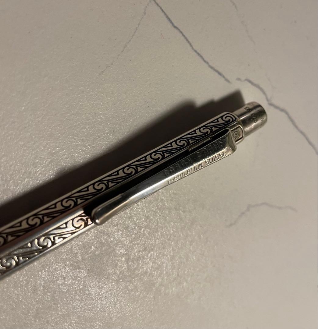 カランダッシュ エクリドール アンモナイト ボールペン クリップ刻印