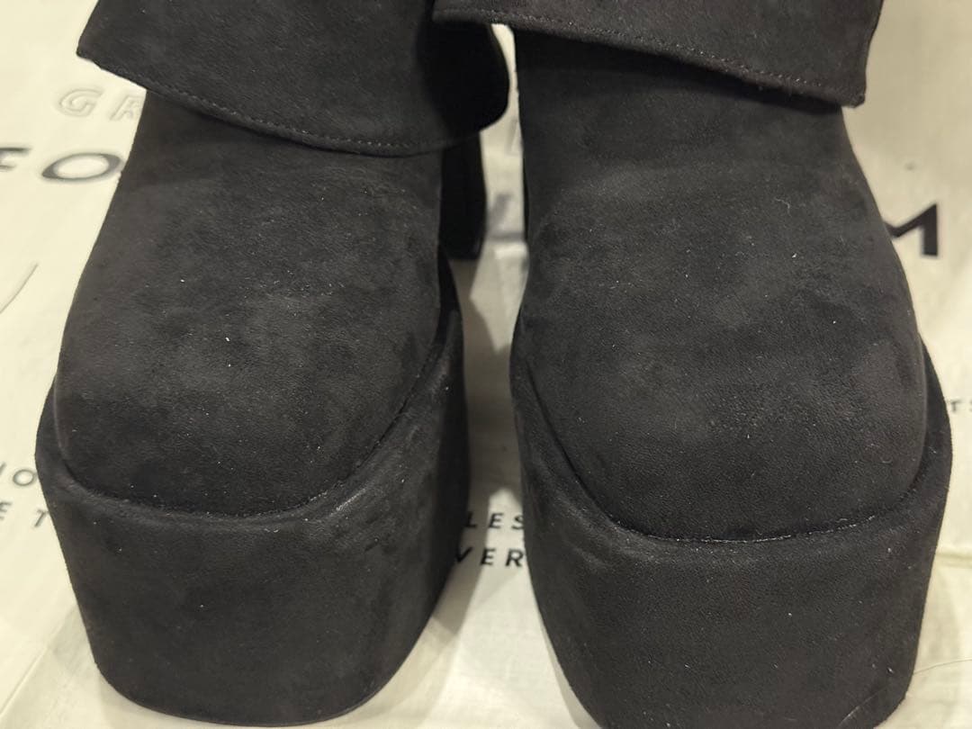 EMODA ルーズカバーフレアフィットブーツ Lサイズ