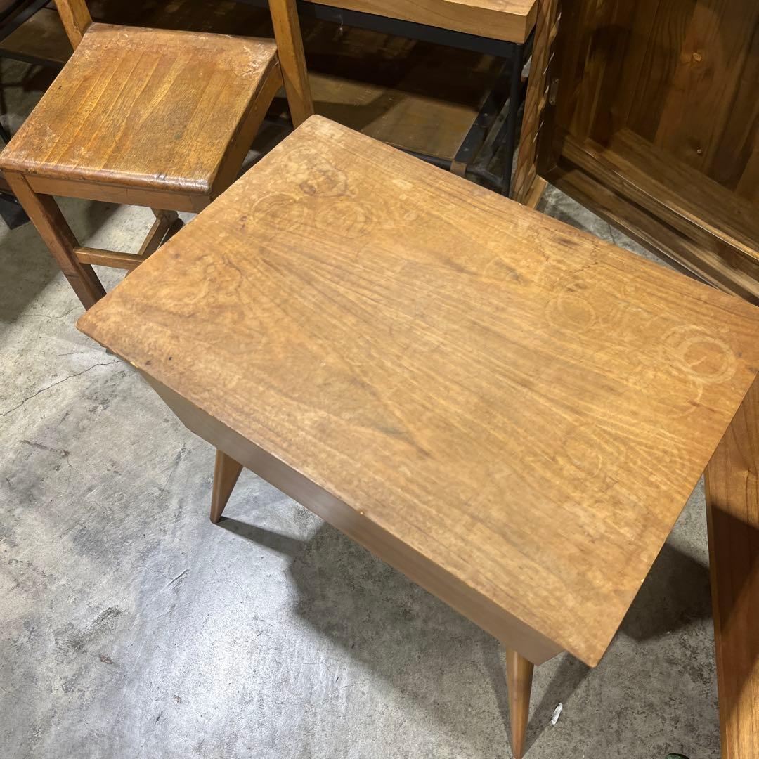 【コレクター放出品】ソーイングボックス◆ヴィンテージ◇センターテーブル◆