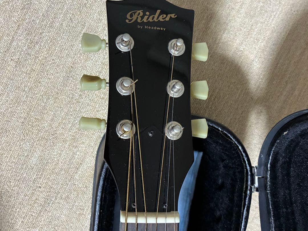 RIDER RJアコースティックギター ハードケース・クロマチックチューナー付き
