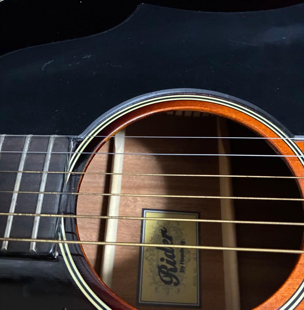 RIDER RJアコースティックギター ハードケース・クロマチックチューナー付き