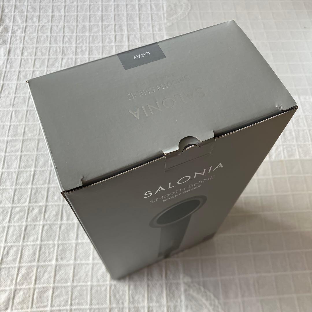 SALONIA サロニア スムースシャインスマートドライヤー グレー 縦型