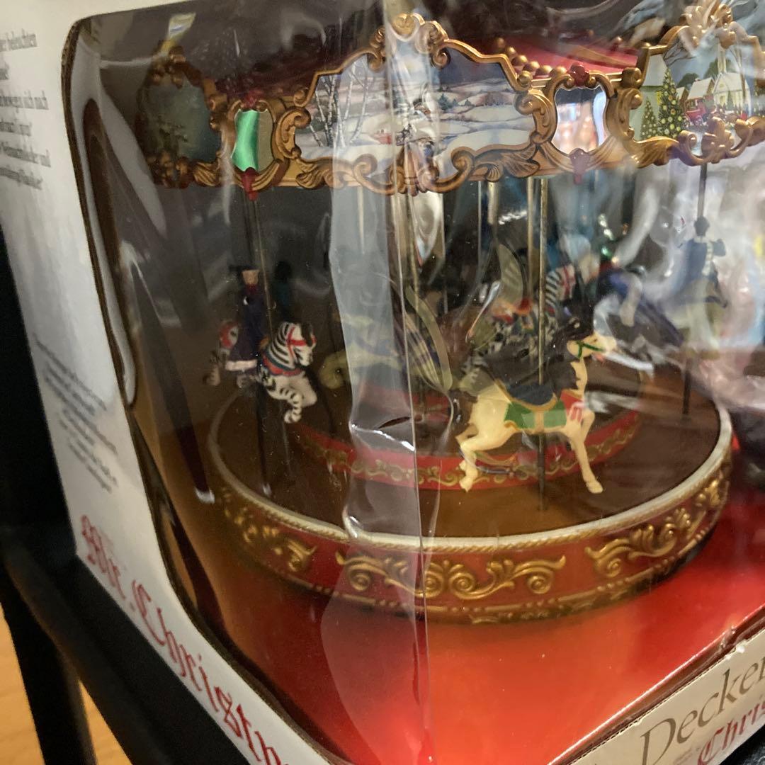 ミスタークリスマス カルーセル オルゴール 箱付き 廃盤