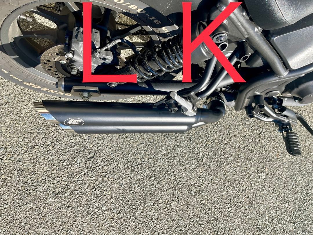 [2023年式モデル〜］新型レブル250用マフラーgem speed製 V4