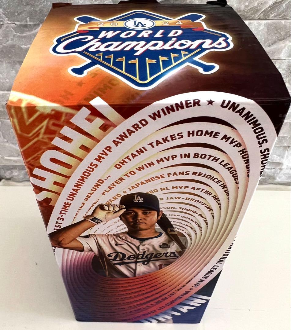 ★新品・未使用：世界に一つのレア逸品★大谷翔平2024MVPボブルヘッド粘土塗