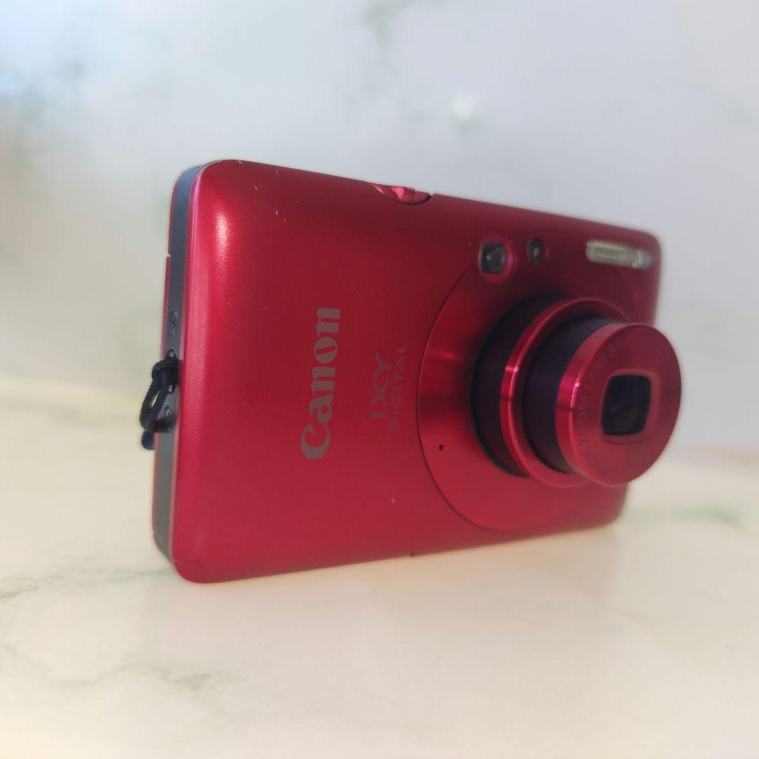 Canon IXY コンパクトデジタルカメラ レッド