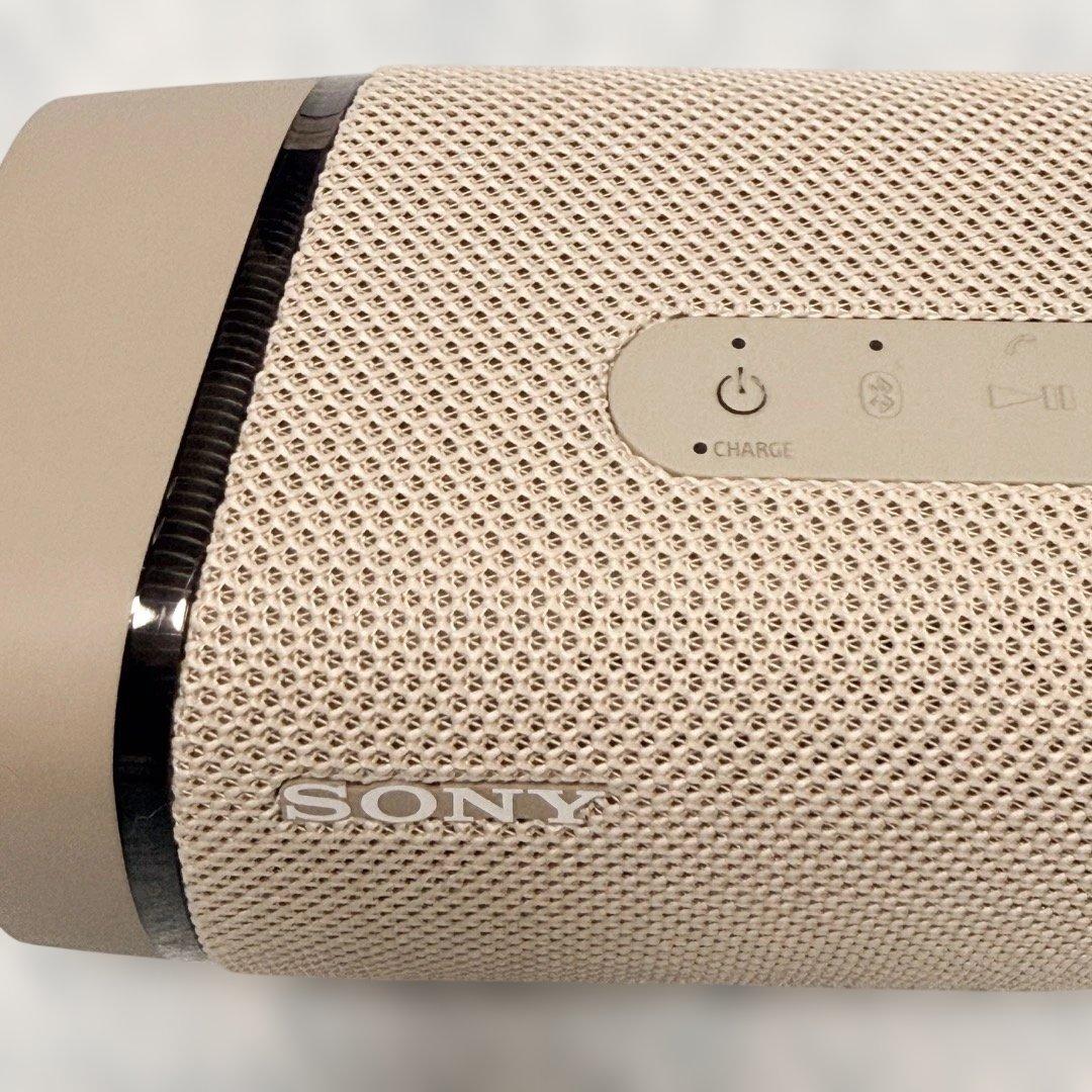 SONY EXTRA BASS SRS-XB33｜ベージュ｜充電器付き