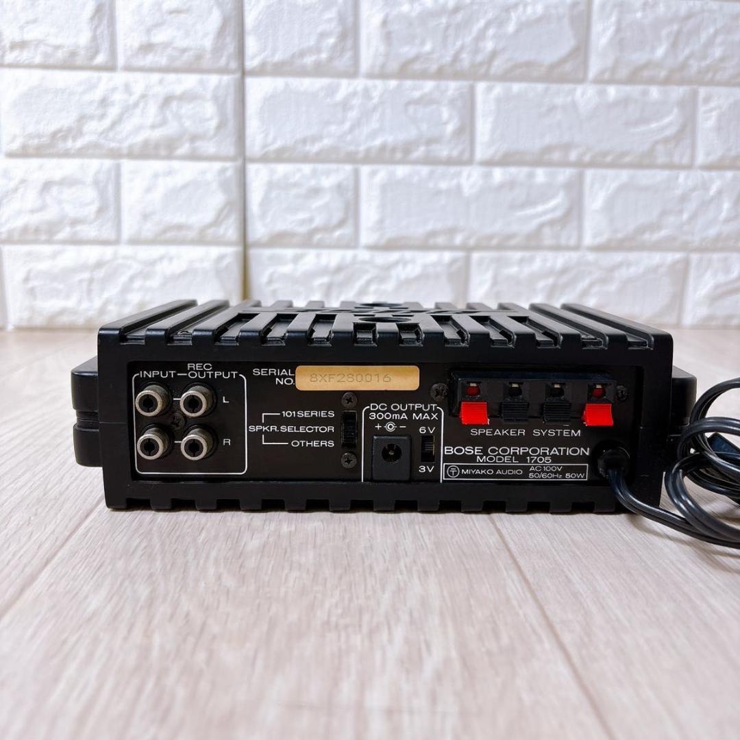 BOSE ボーズ Model 1705 ステレオ パワーアンプ コンパクト 良品