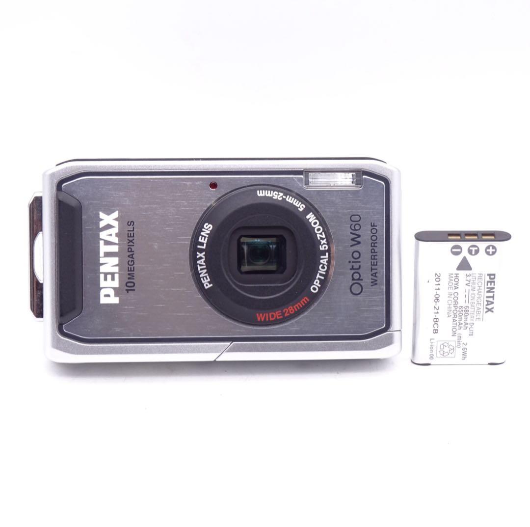 【動作確認済】 PENTAX Optio W60 オールドコンデジ