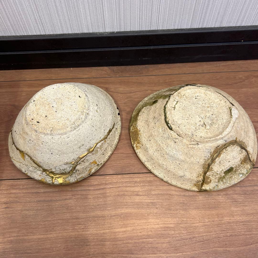 手作り陶器皿2点セット