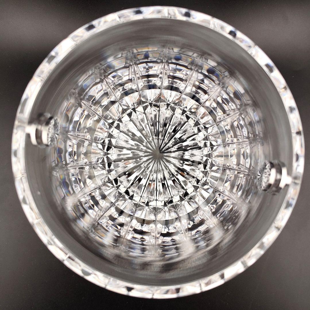 【超希少】佐々文夫 HOYA 最高級クリスタル アイスペール 共箱付 切子