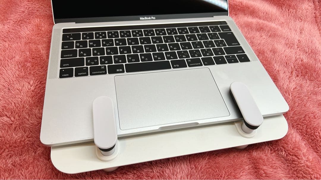 ハーマンミラー ノートPCトレイ モニターアーム用マウント VESA対応白グレー