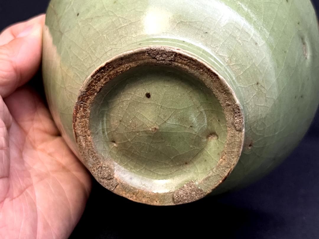 茶碗■朝鮮高麗期 高麗青磁古青磁 金継直し有 古玩 唐物 陶磁李朝 時代物■