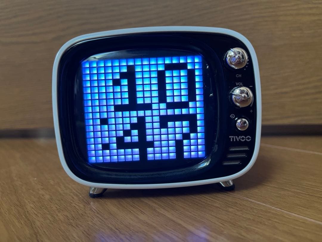 Divoom TIVOO レトロTV型モニター搭載 Bluetoothスピーカー