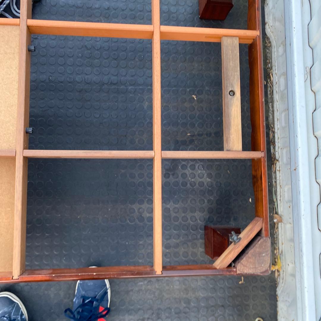 引き取りも歓迎家具調こたつ　長方形　木製こたつテーブル ダークブラウン座卓家具調