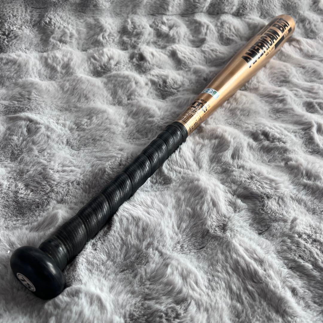 良好　レア　HATACHI ハタチ　アメリカンバット　　アルミ　少年軟式　70s