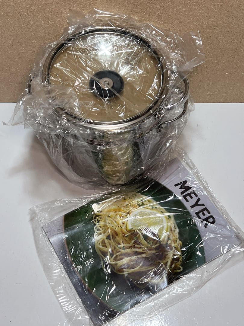 MEYER ステンレス鍋 麺'S ポット 20CM ガス IH対応 パスタセット