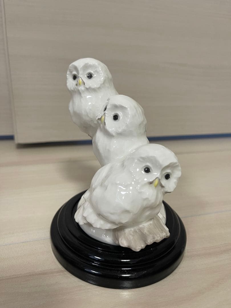 Noritake 置物 “フクロウ 三兄弟”