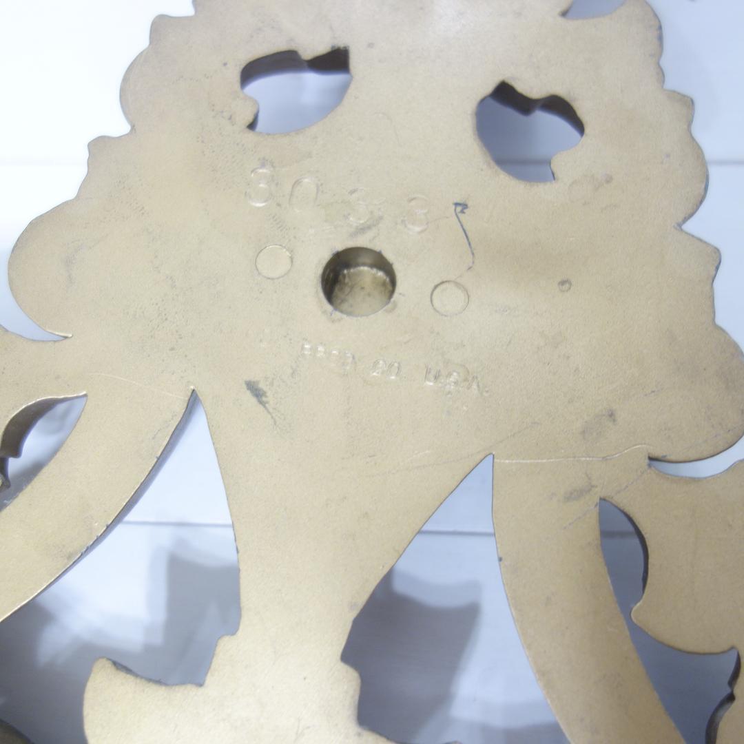 アメリカ製◆ヴィンテージ 70年代　BURWOOD社製 デコラティブ 壁掛ミラー