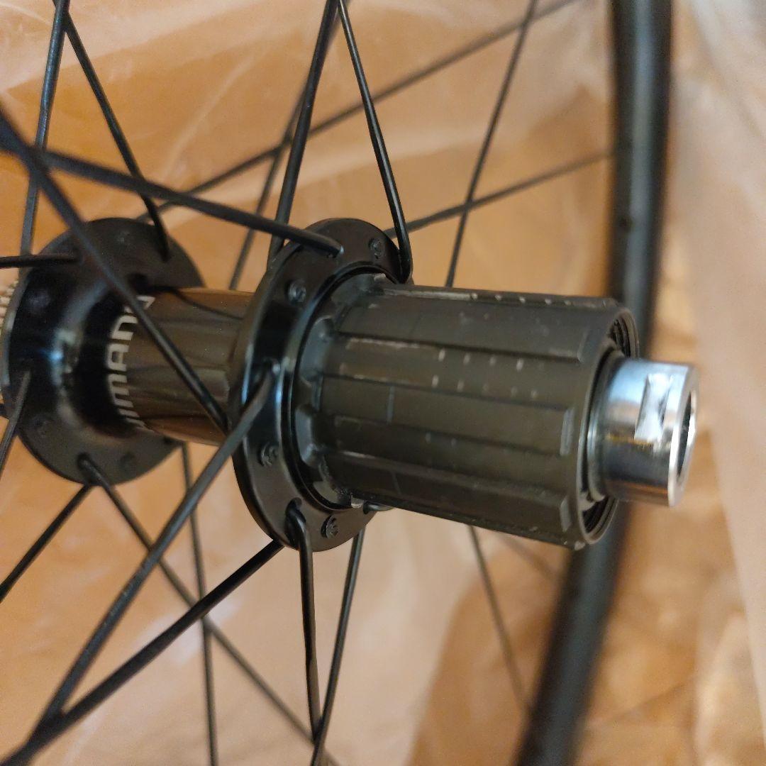 状態良好SHIMANO 105 カーボンホイール リムハイト32mm前後セット