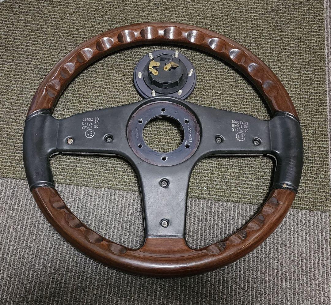 BBS ステアリングホイール ウッドレザー