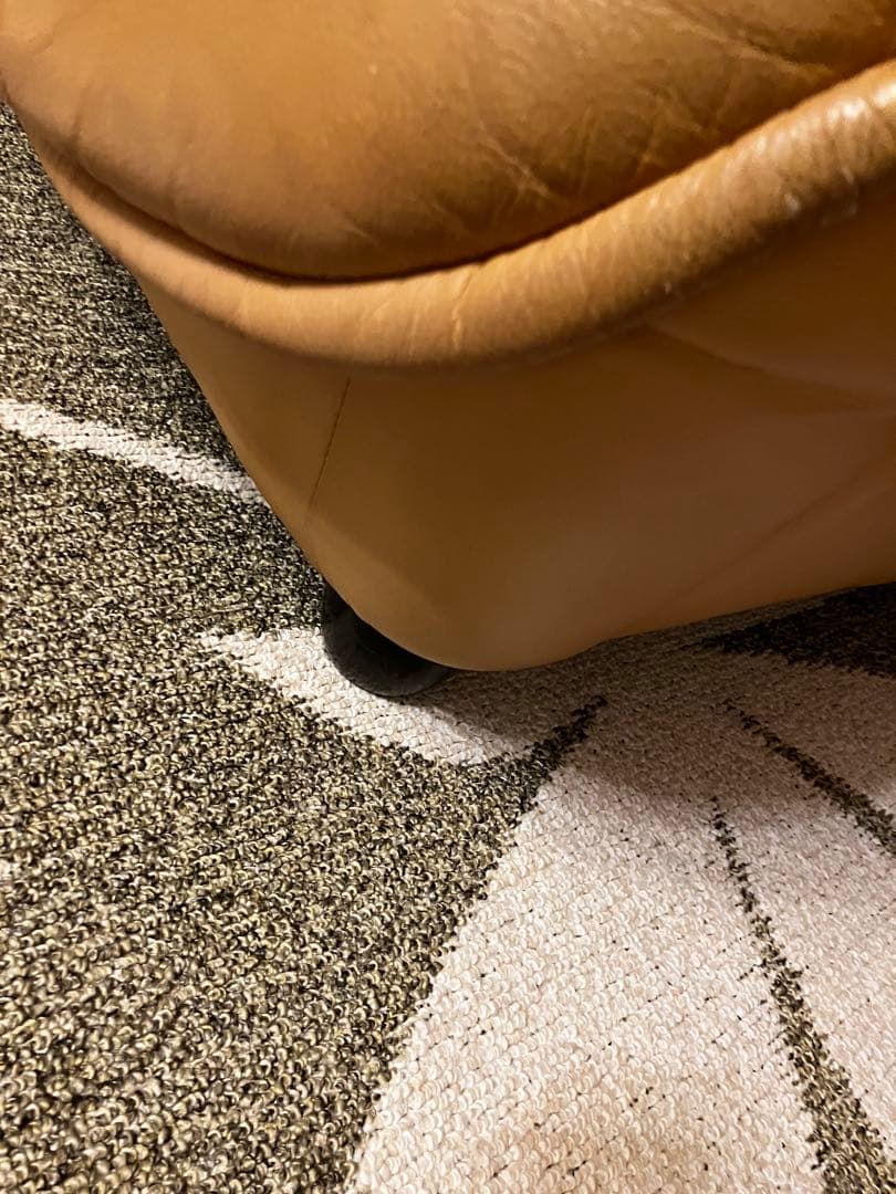 オールレザー ハイバック2人掛けソファ神奈川県港南区引取り可で1.2万円値引き