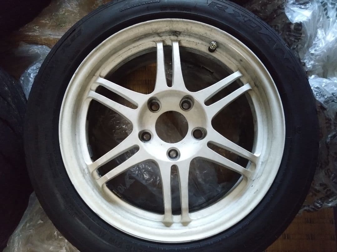 鍛栄舎16インチ ホイールセット シバタイヤ２８０ タイヤ付き