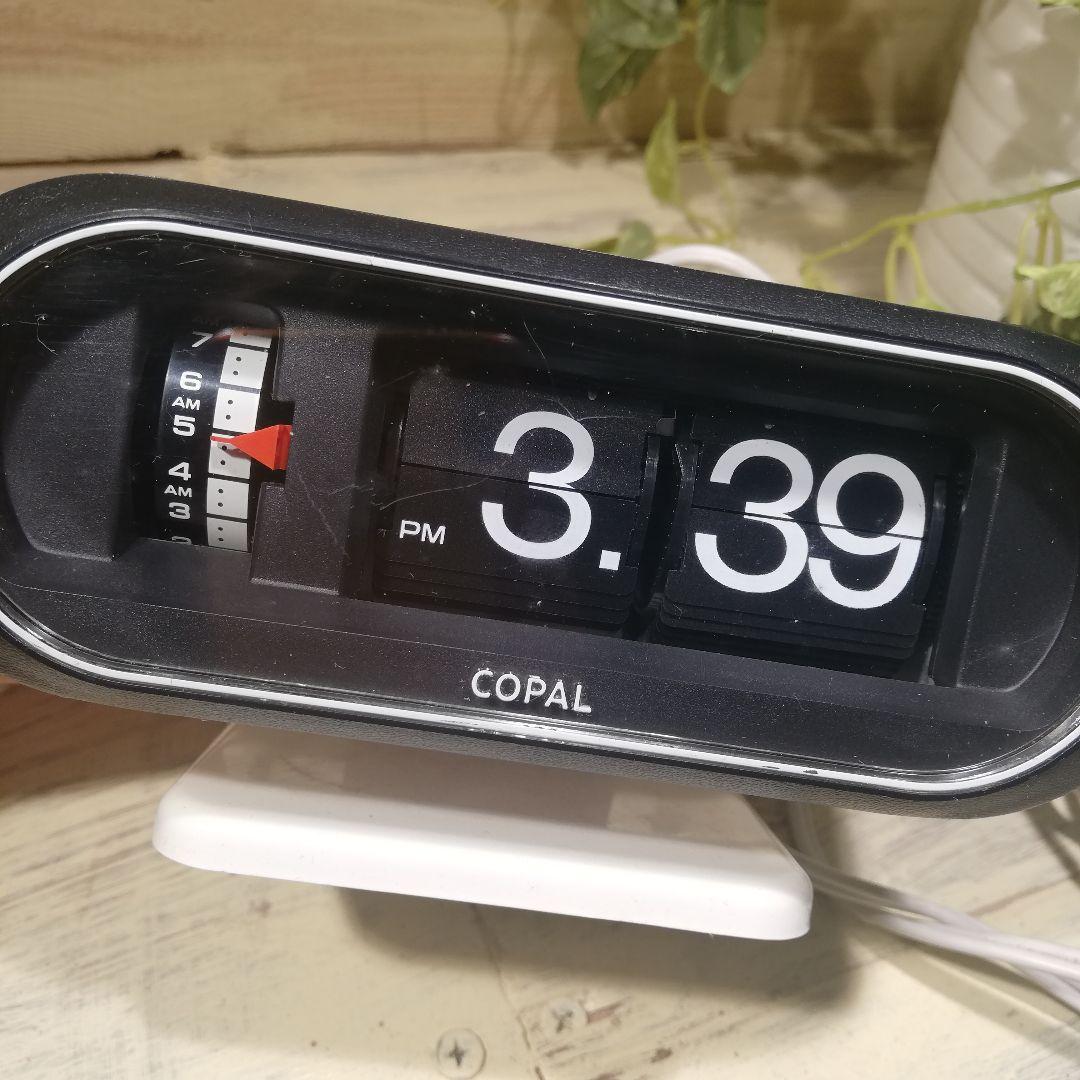 M♦希少 良品 COPAL フリップ時計 パタパタ時計　昭和レトロ