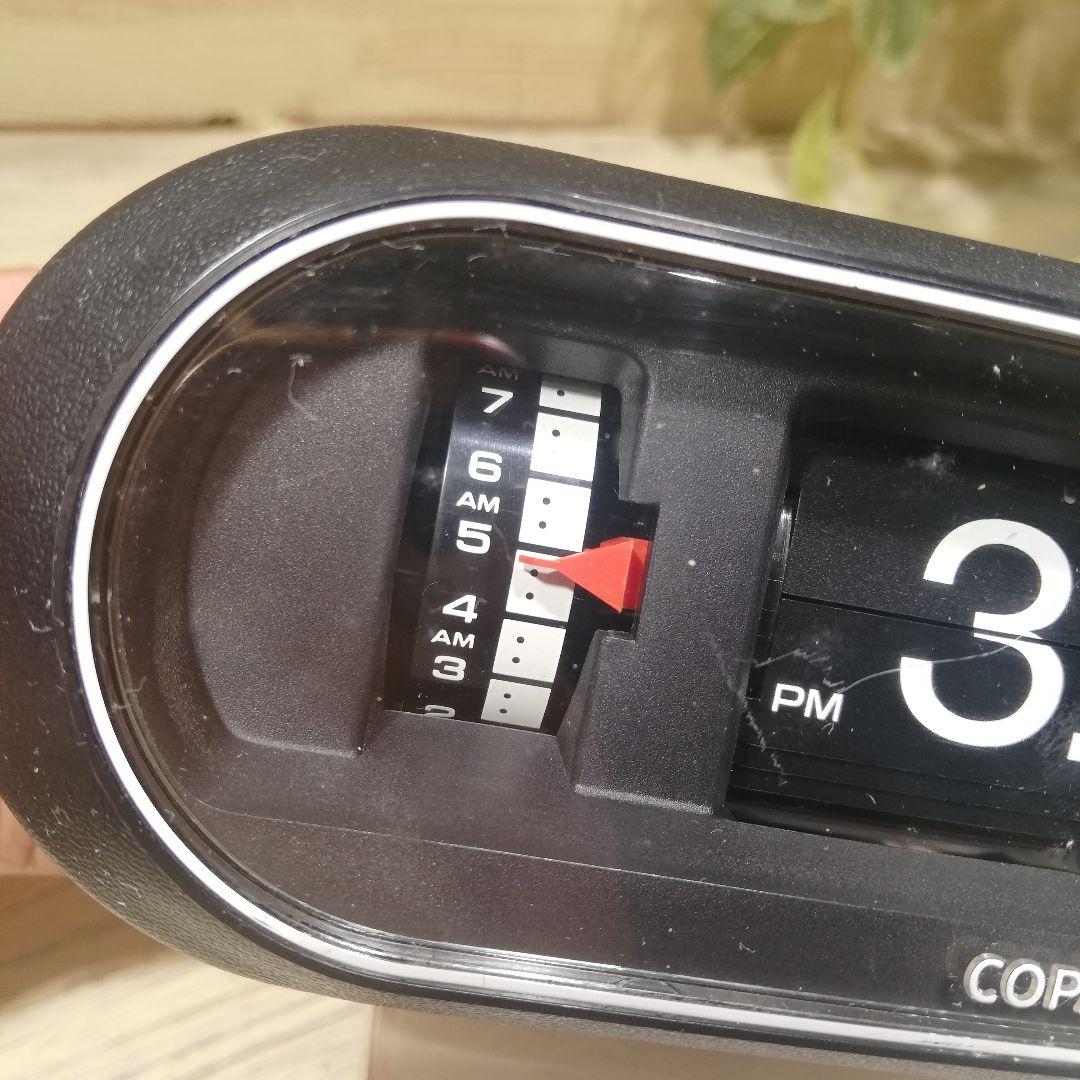 M♦希少 良品 COPAL フリップ時計 パタパタ時計　昭和レトロ