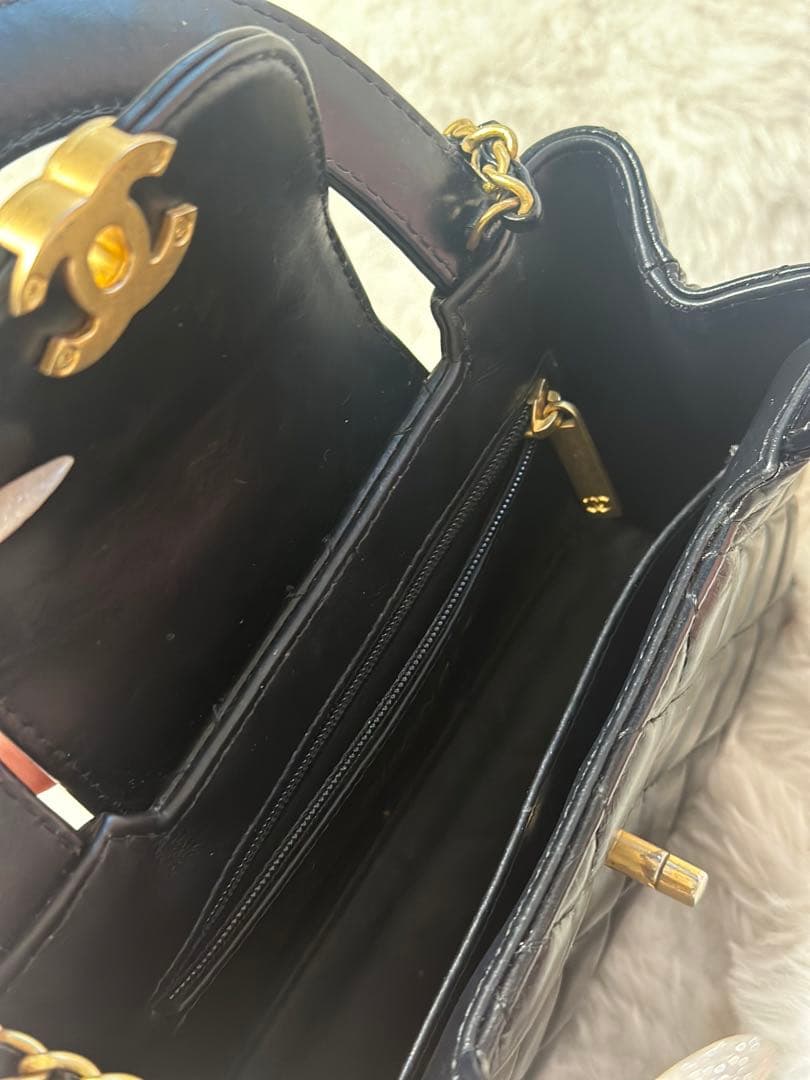 CHANEL ノベルティ チェーンショルダーバッグ ブラック