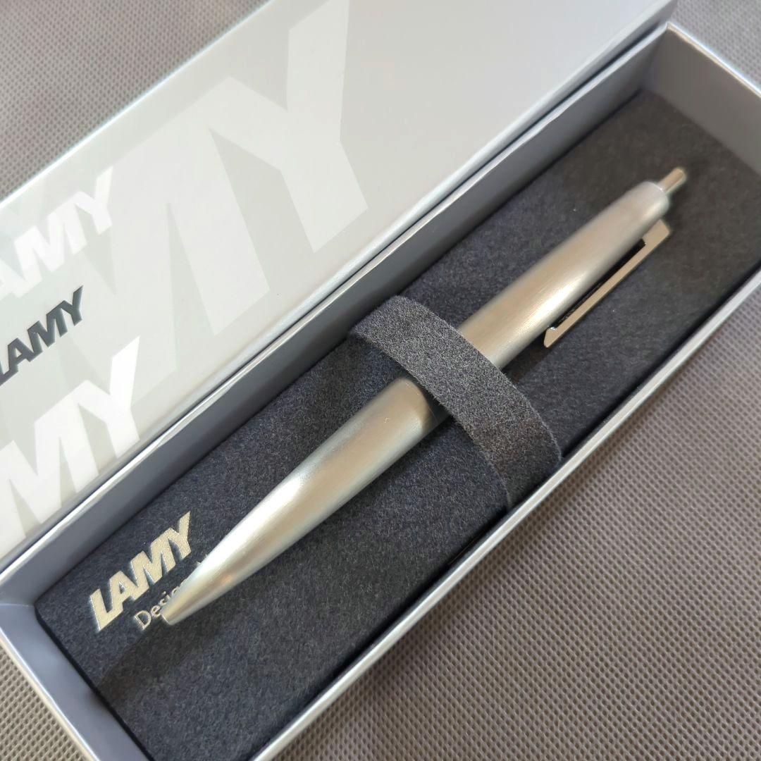 「ラミー2000　プリミエステンレス　ボールペン」ジェットストリームリフィル付