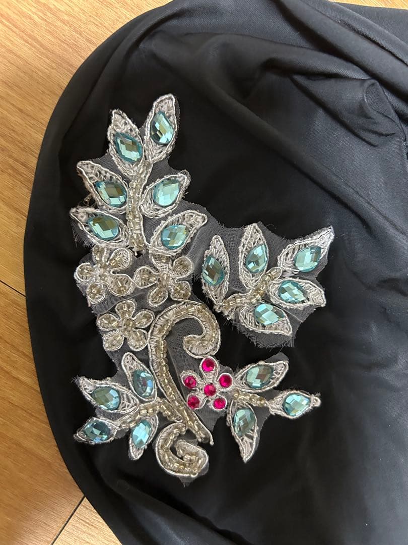 ベリーダンス衣装　サイーディドレス／バラディドレス　ブラック