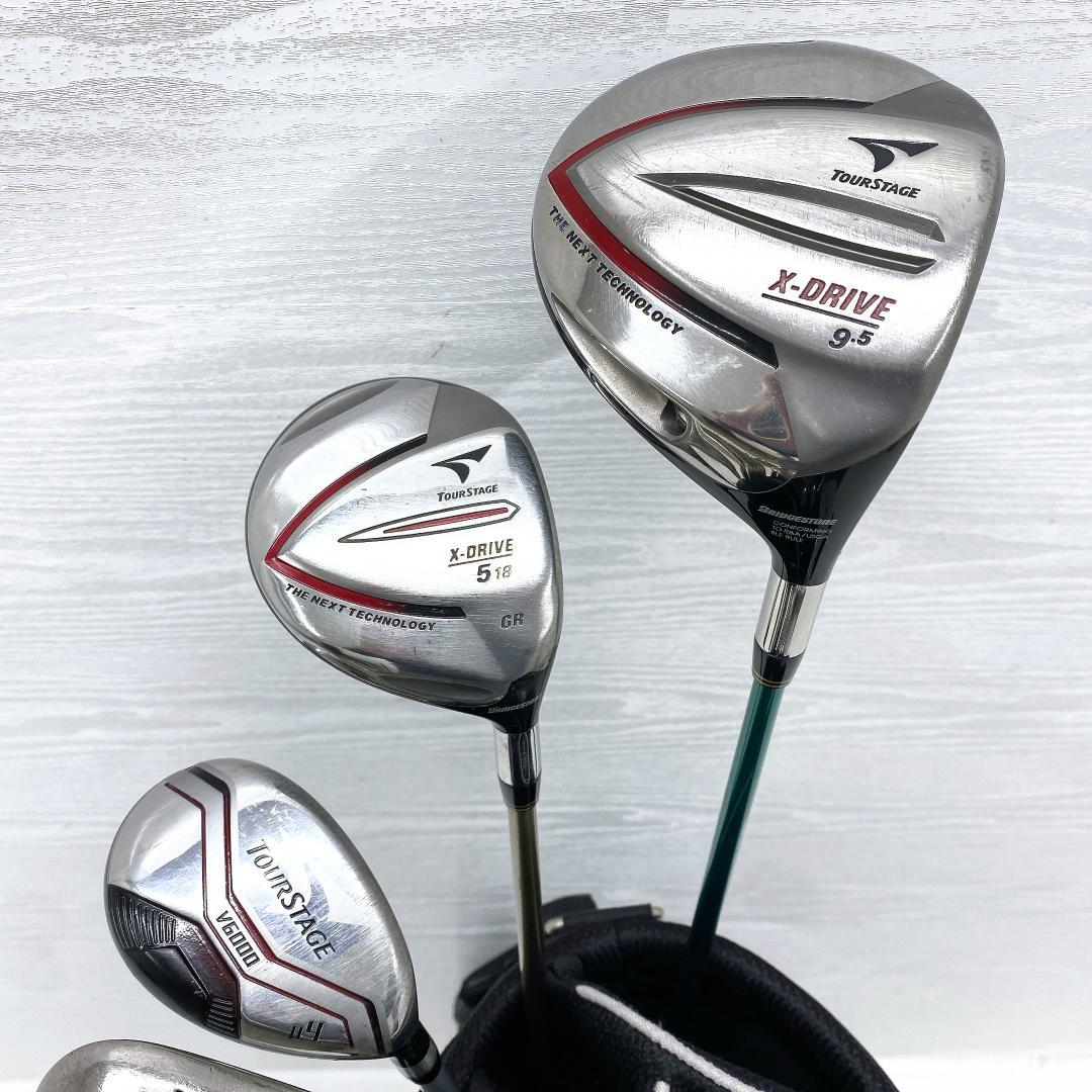 【初心者様推奨‼】 ブリヂストン メンズ ゴルフクラブ 初心者セット 13本 S