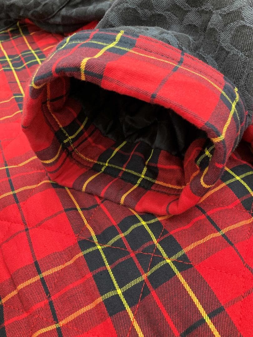 コーチ　シグネチャー ジャカード デニム ボニー コート 黒　170 / 98A