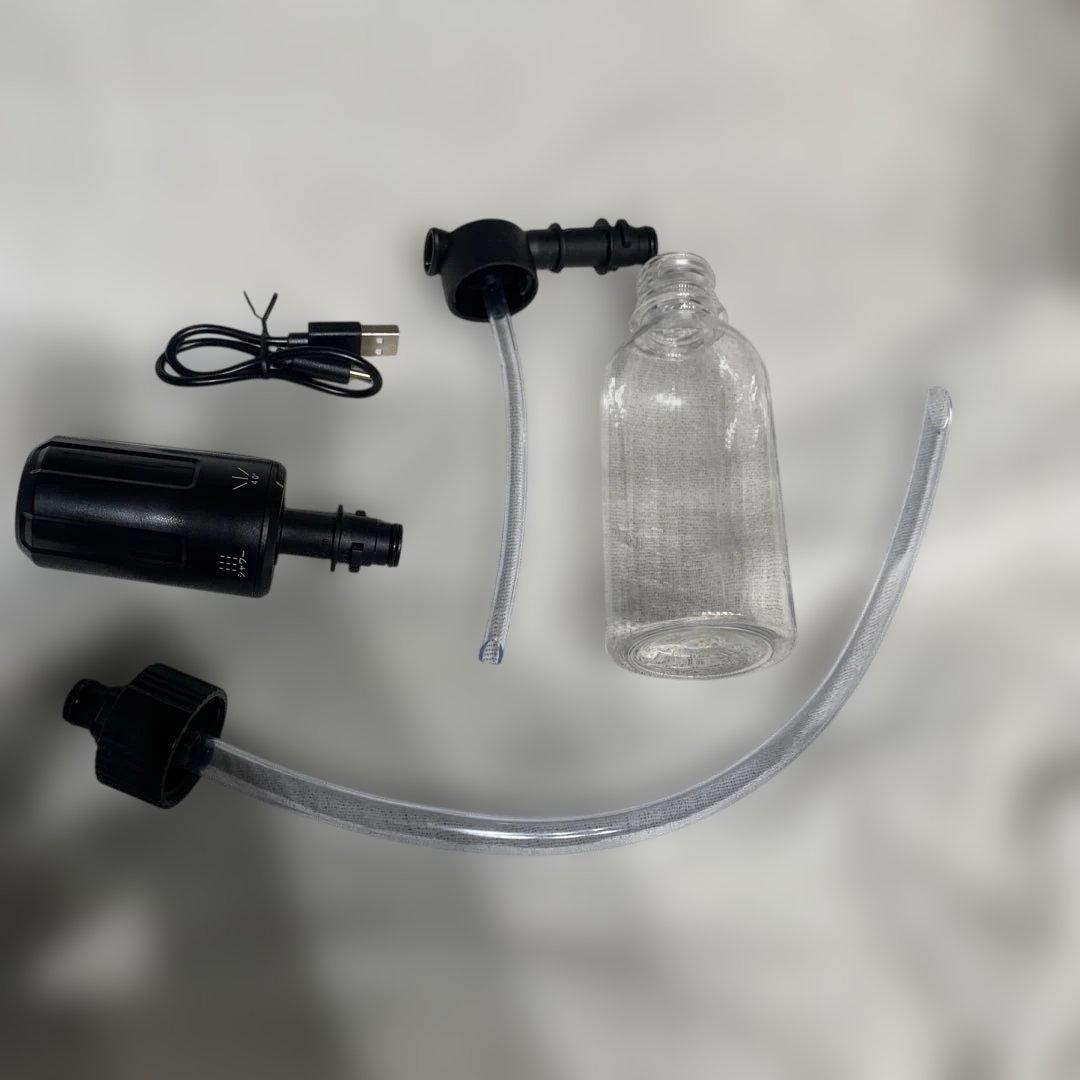 【新品】　バイク泡洗車　ポケットブル高圧洗浄機 SWU-201(BK)