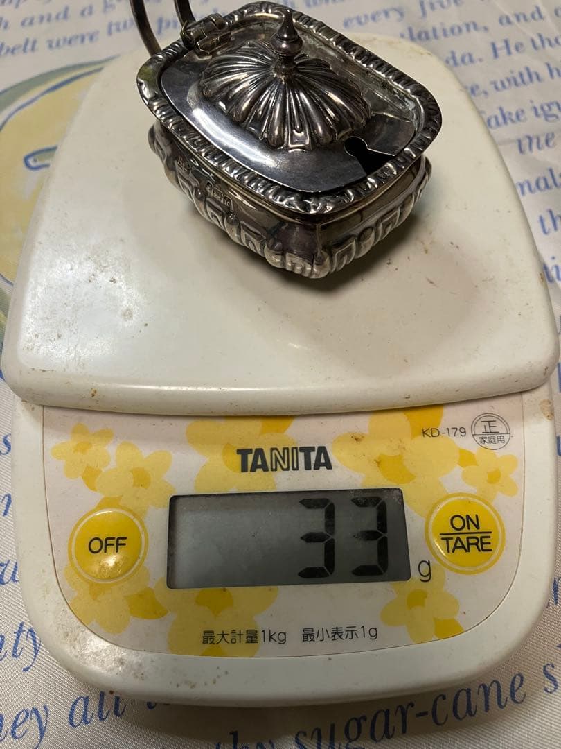 イギリス　マスタードポッド　silver925 銀無垢