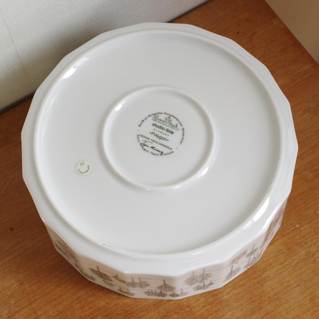 ローゼンタール 冬の旅 ボウル 新品 箱付き ビンテージ サラダボウル