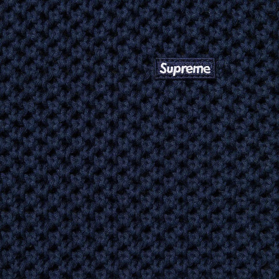 【アッチョンブリケ】Open Knit Small Box Sweater