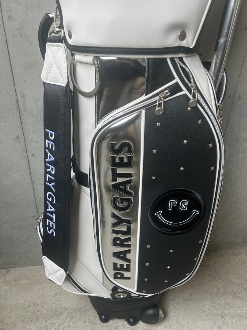 PEARLY GATES キャディバッグ PGロゴ