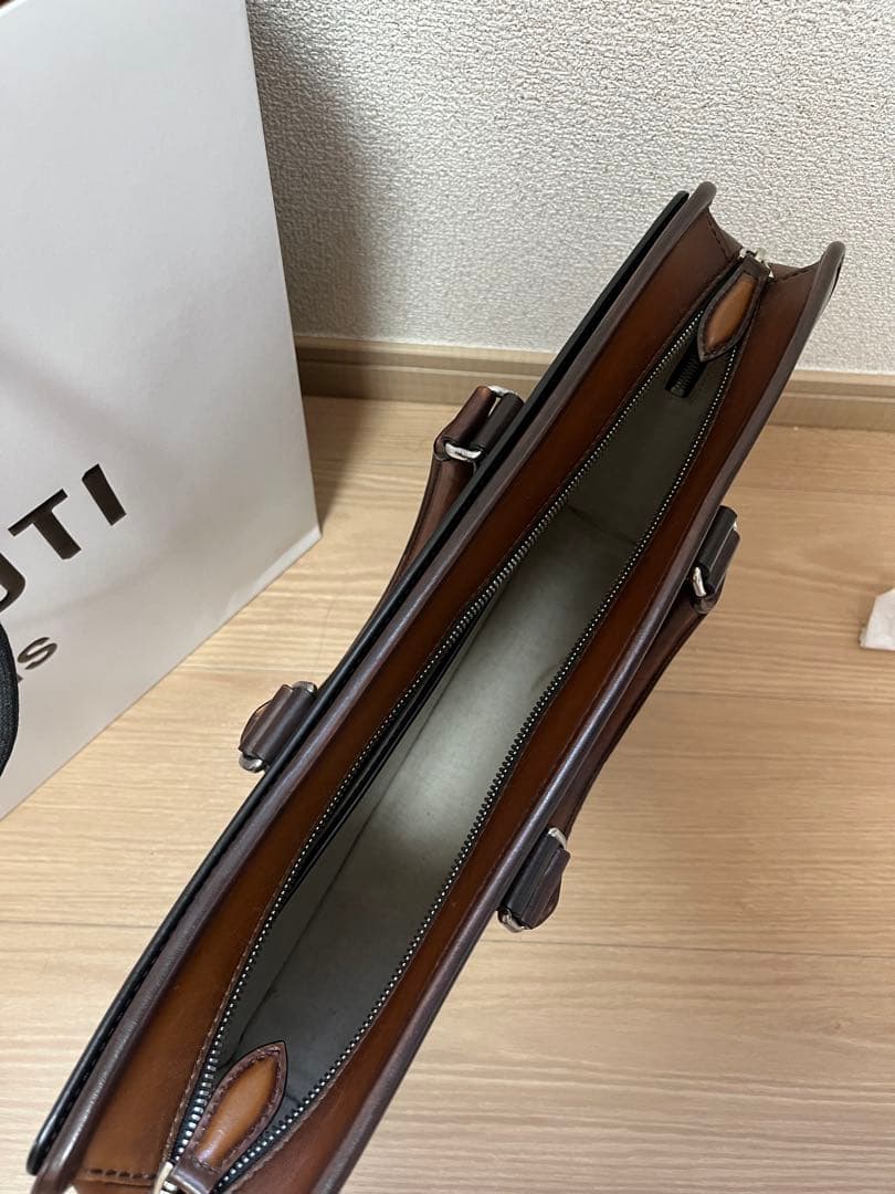 Berluti ビジネスバッグ ブラウン レザー