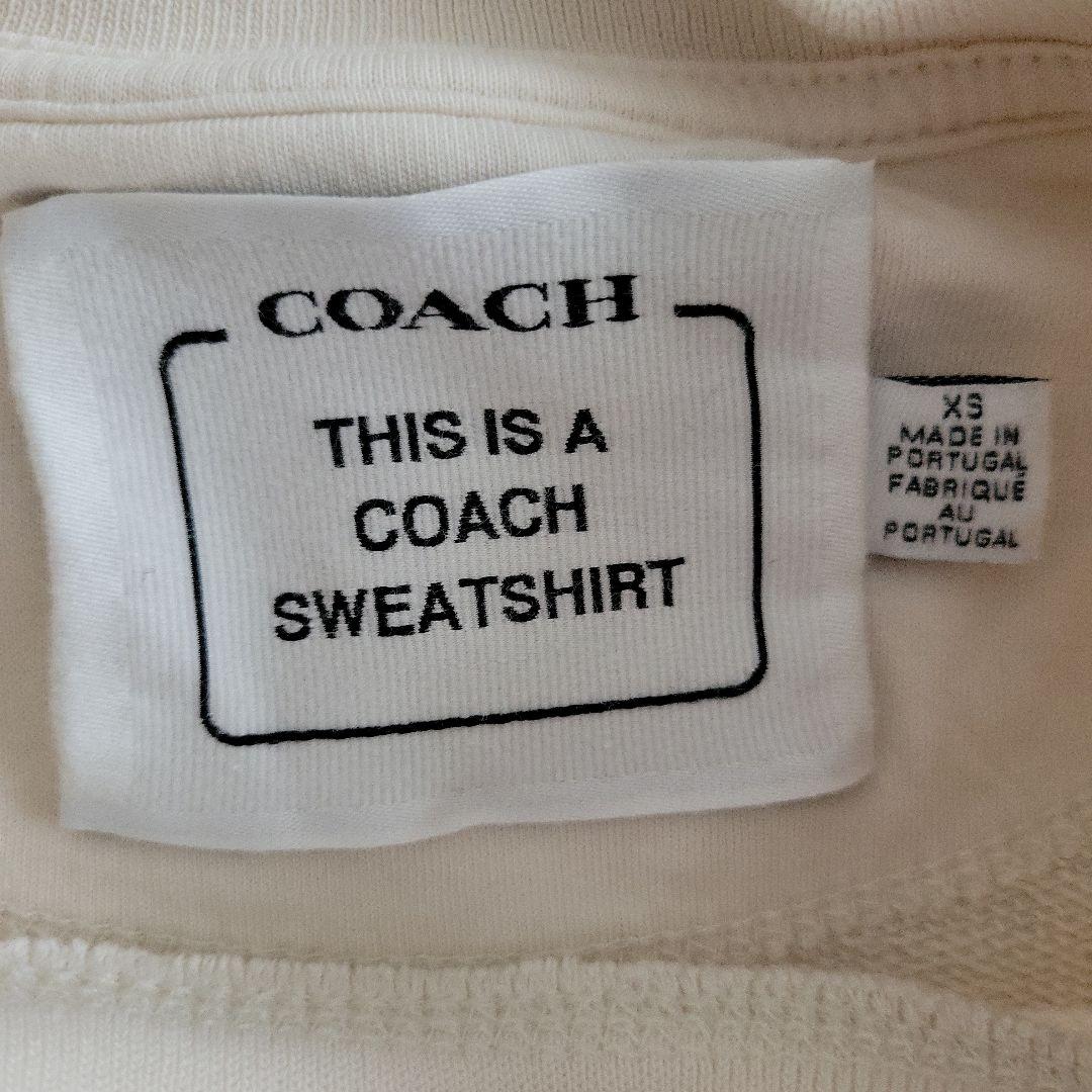週末お値引き　COACH　クルーネック　ホースアンドキャリッジ　トレーナー　XS