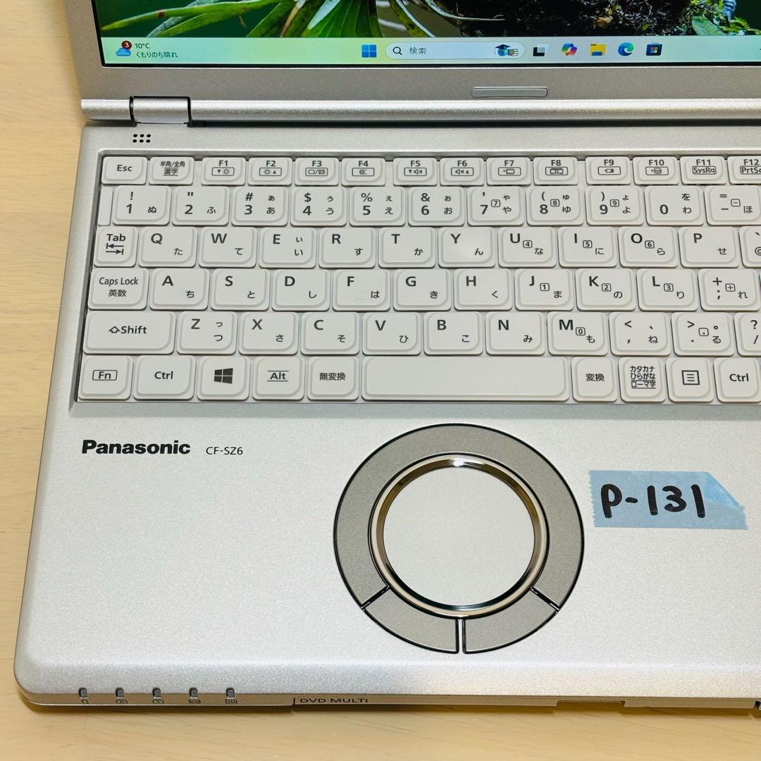 レッツノート PC Windows11 SSD DVD オフィス付き P-131