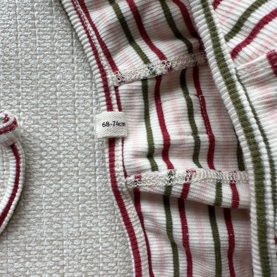 melted butter RIB BODYSUIT & BONNET セット