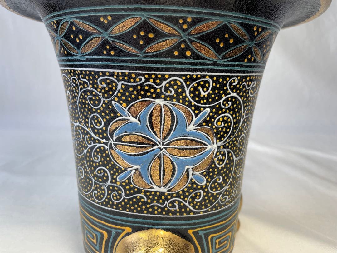 錦鉢　万年青鉢