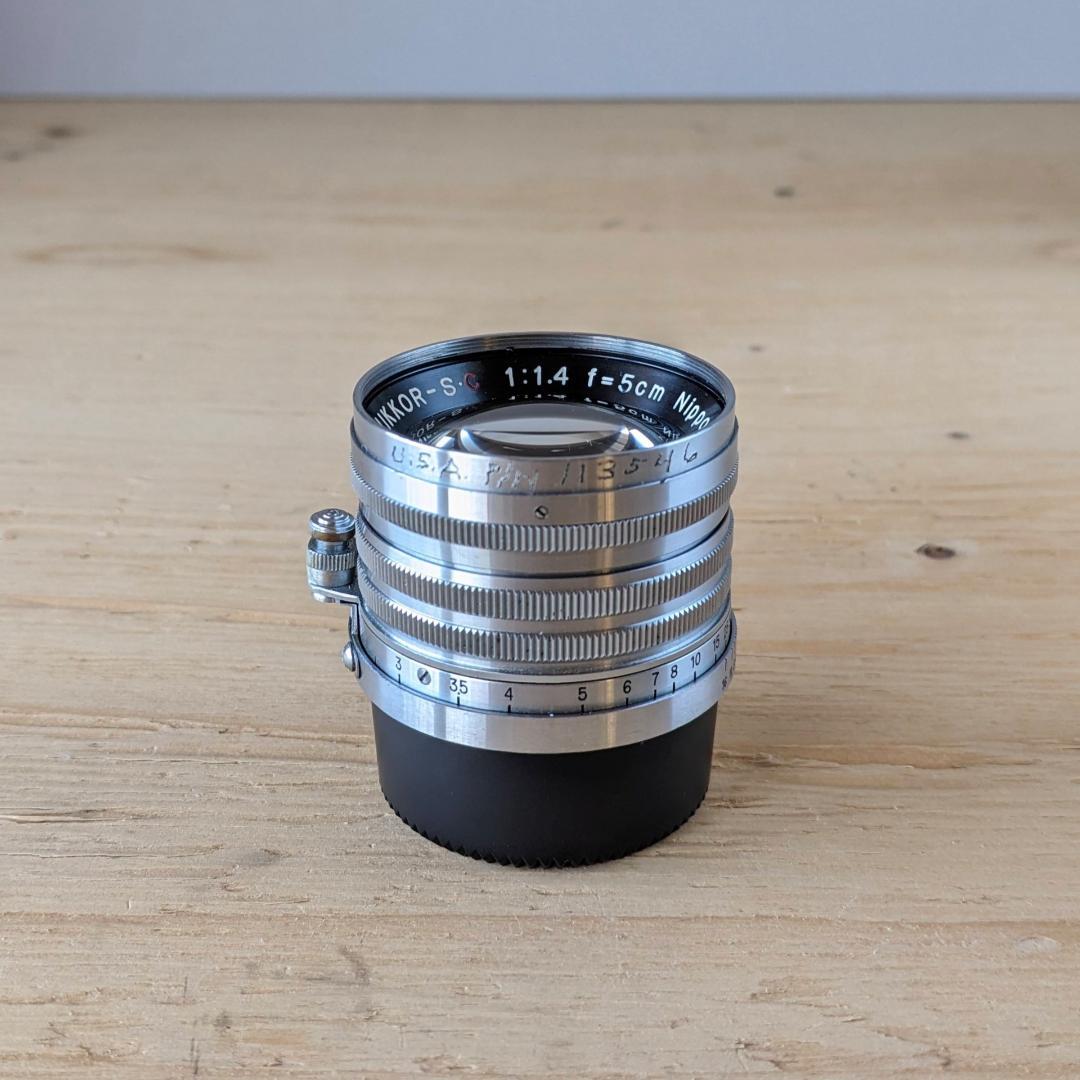 ニコンNikkor-S.C 50mm f1.4ライカL 希少レンズフード付き！