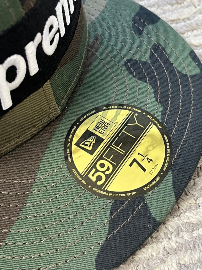 シュプリーム ボックス ロゴ メッシュ バッグ ニューエラ カモフラ