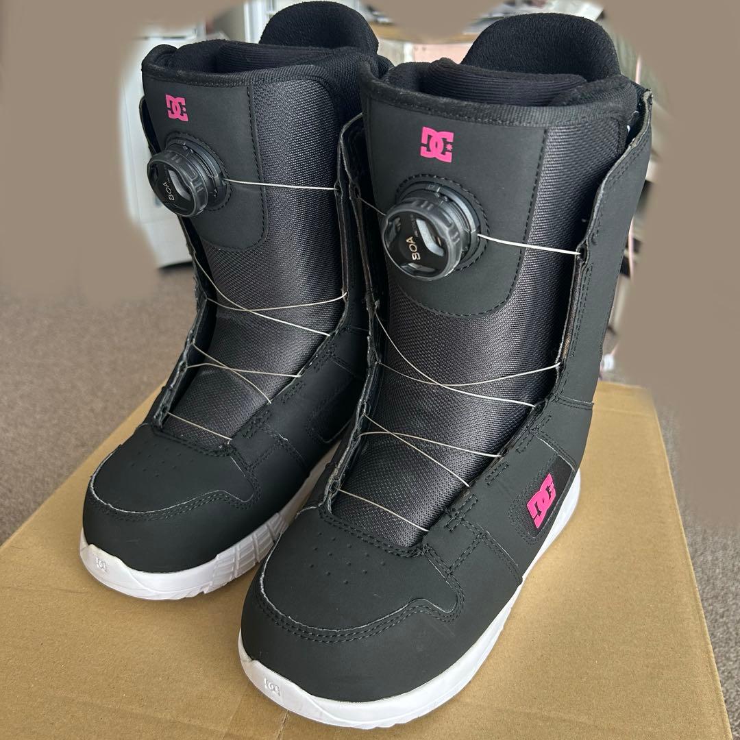 【美品】DC W PHASE BOA 2023 女性用スノーボードブーツ