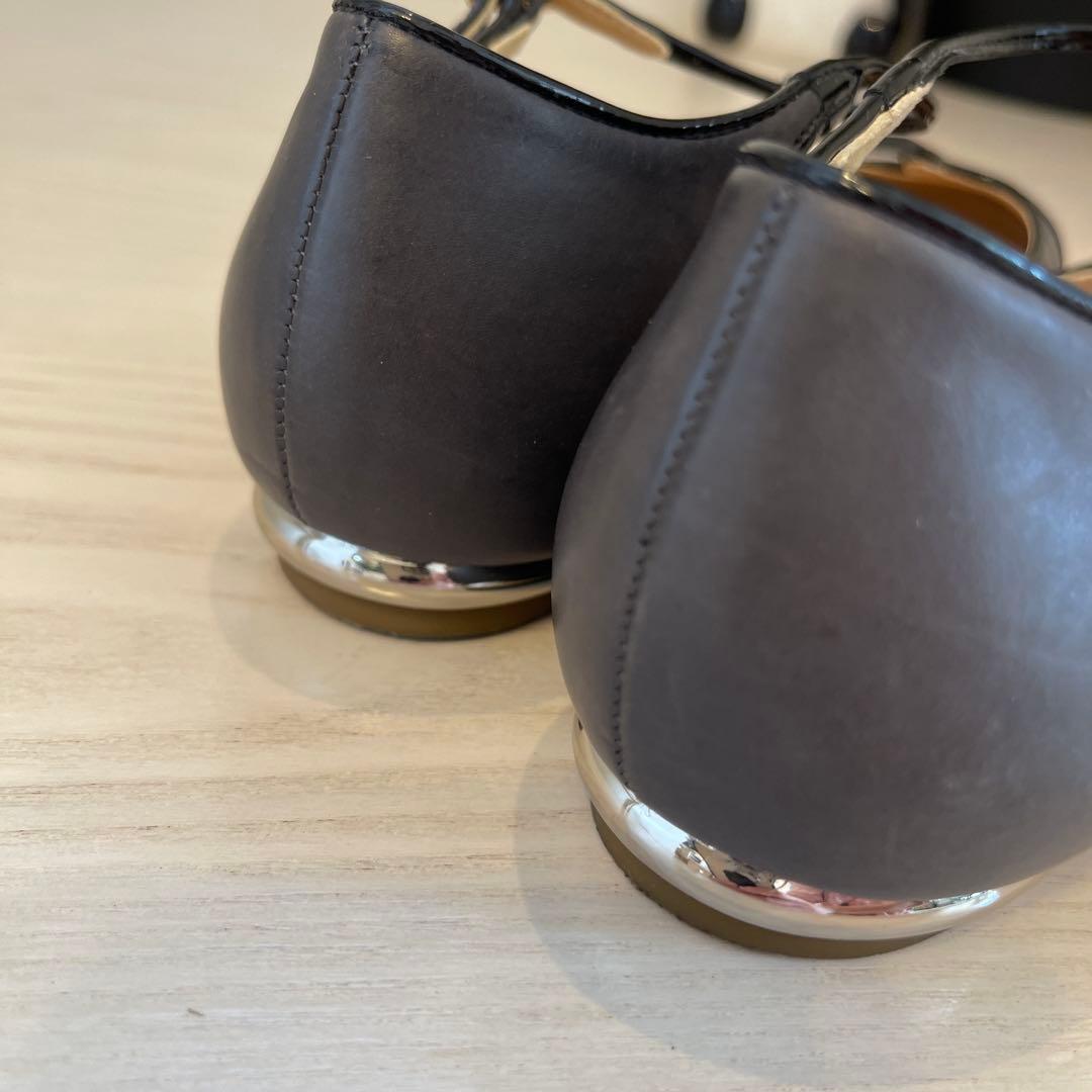 シャネル CHANEL G28651 フラットシューズ　35 1/2C