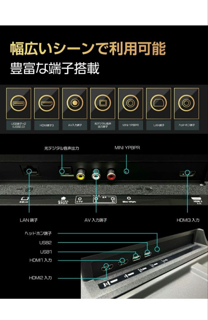 チューナーレステレビ✨43✨ 新品未使用未開封