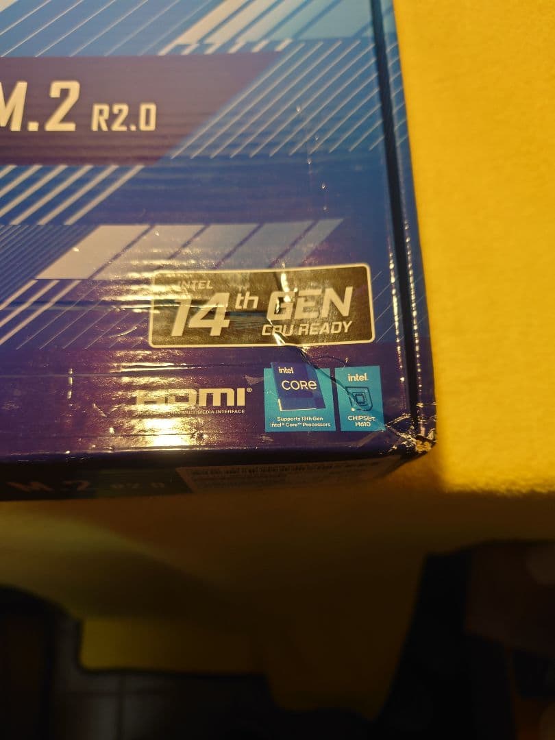 ASRock H610M-HVS/M.2 R2.0マザー + i3-12100F